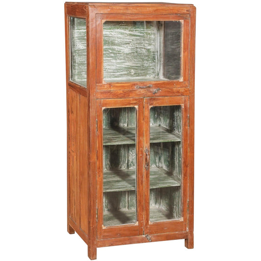 Wooden Cabinet With Glass
