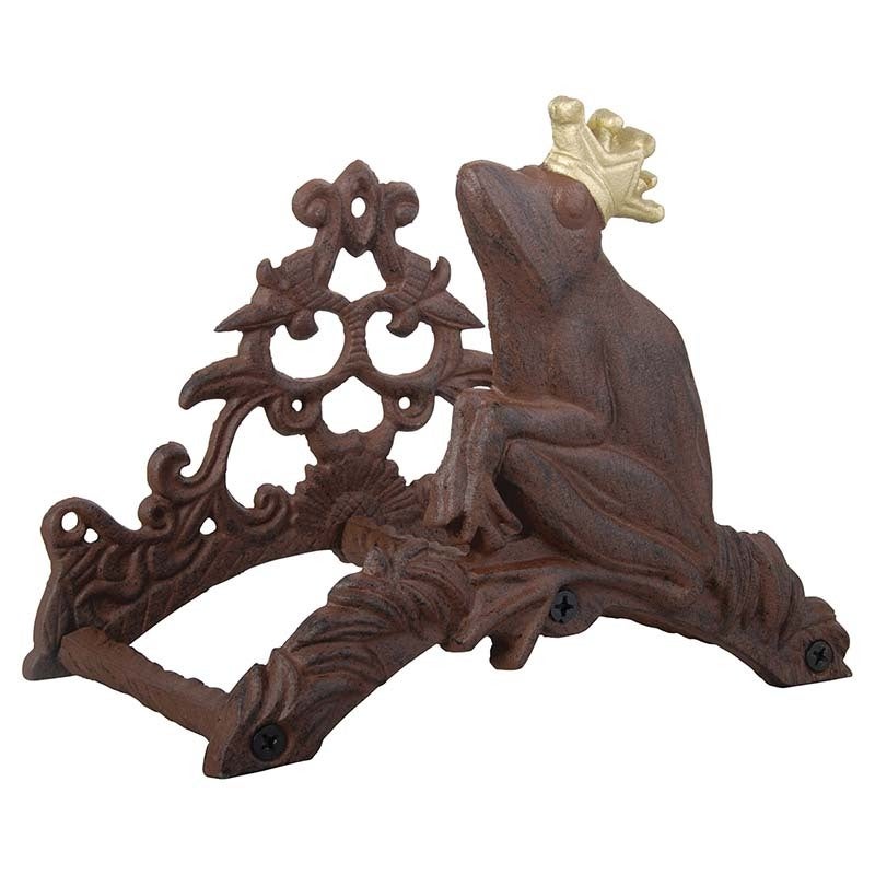 Porte-tuyau Frog King Rouille Antique