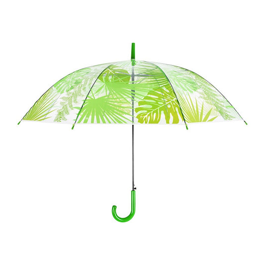 Parapluie Transparent Jungle Leaves