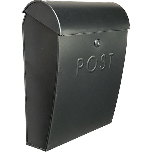 Sylvia Large Euro Mailbox Blk W/Lock