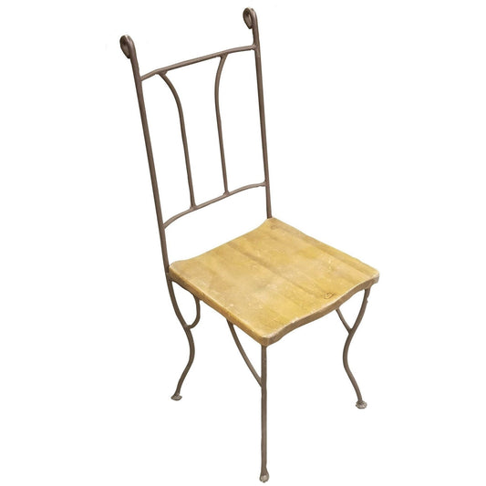 30% Off, Vintage Mexican Dining Chair, Solid Metal Frame
