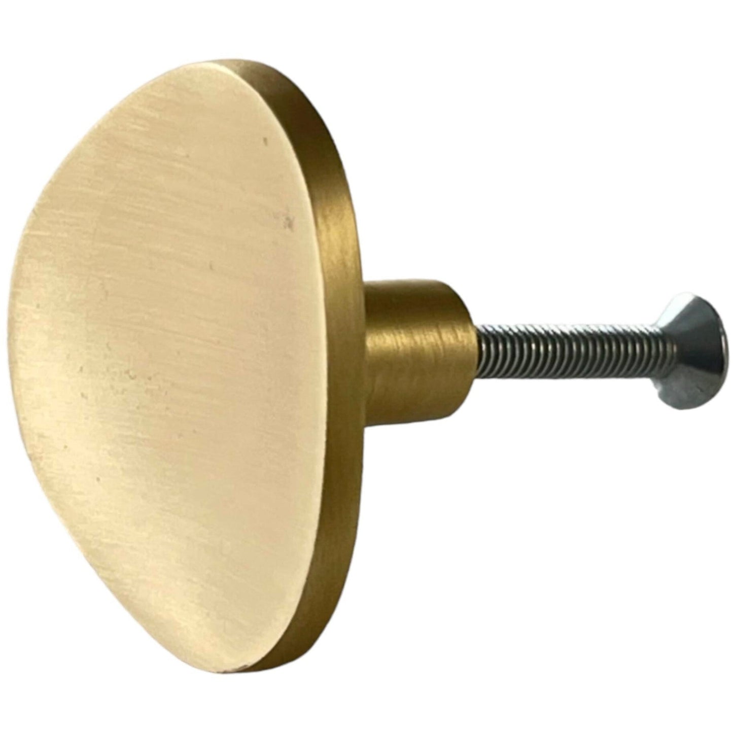 Brass Knob, Satin Brass