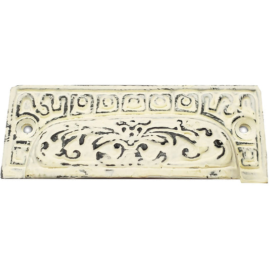 Baja Carved Pull, Cream Patin, 30% Off