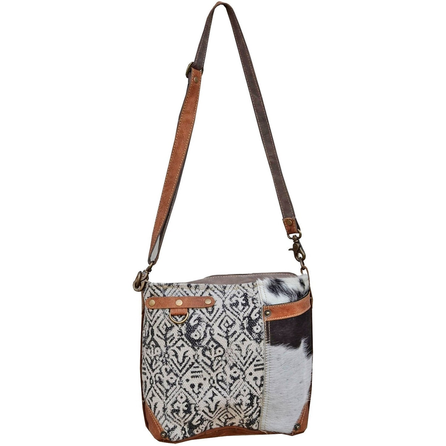 Charlene Cow Hide Shoulder Bag