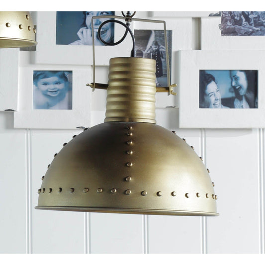 Hanging Pendant Lamp, Brass Finish, 60% Off