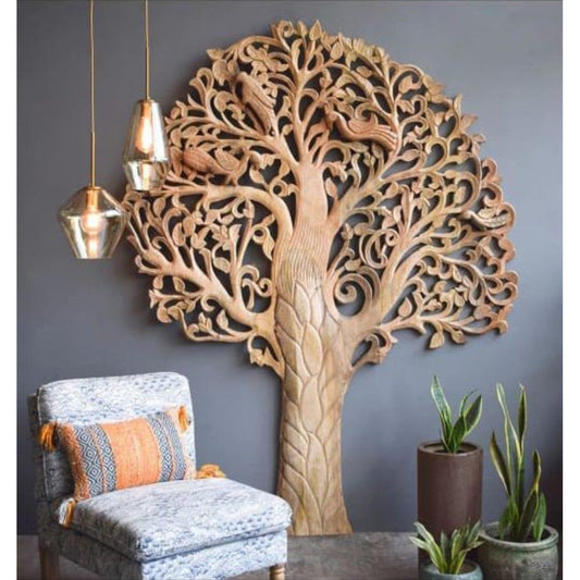 Carved Tree Wall Decor, 30% Off