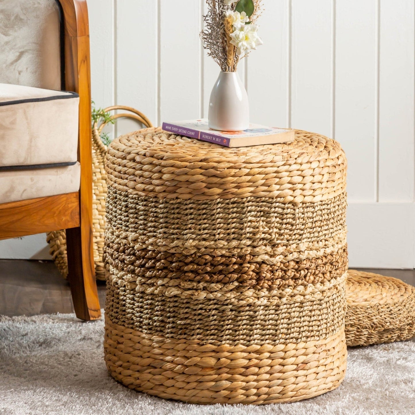 Pouf Tambour Charlotte