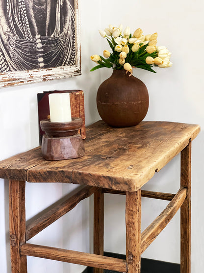 Short Vintage Console Table *Shape & Size May Vary*