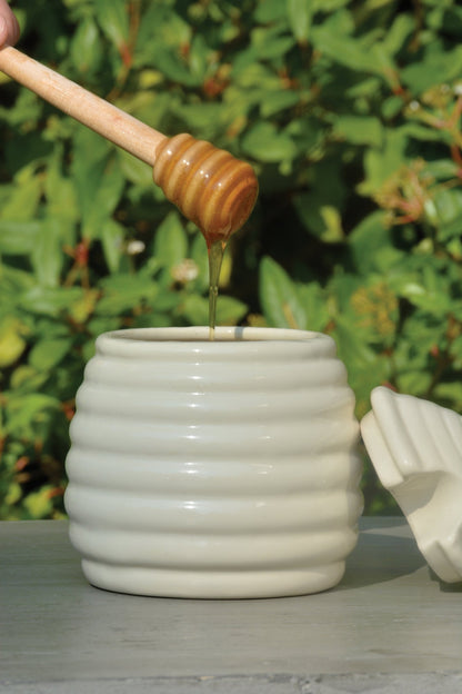 Honey Pot With Honey Dipper