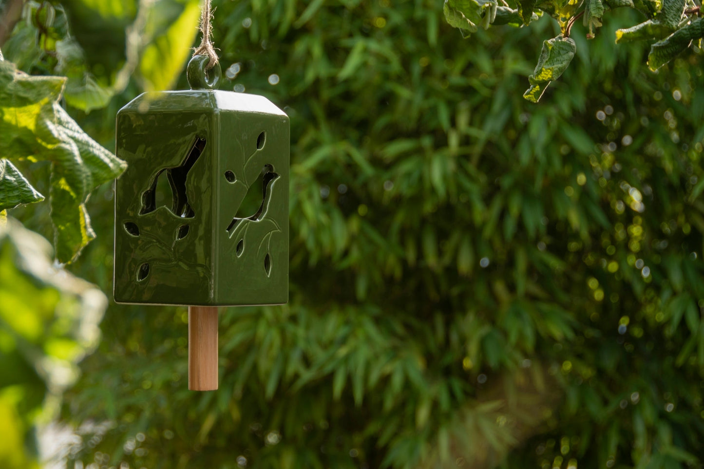 50 Shades of Green Wind Chime