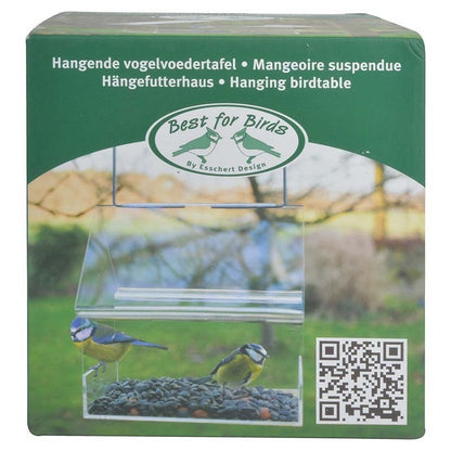 Acrylic Hanging Birdtable House, Excl. Bird Food