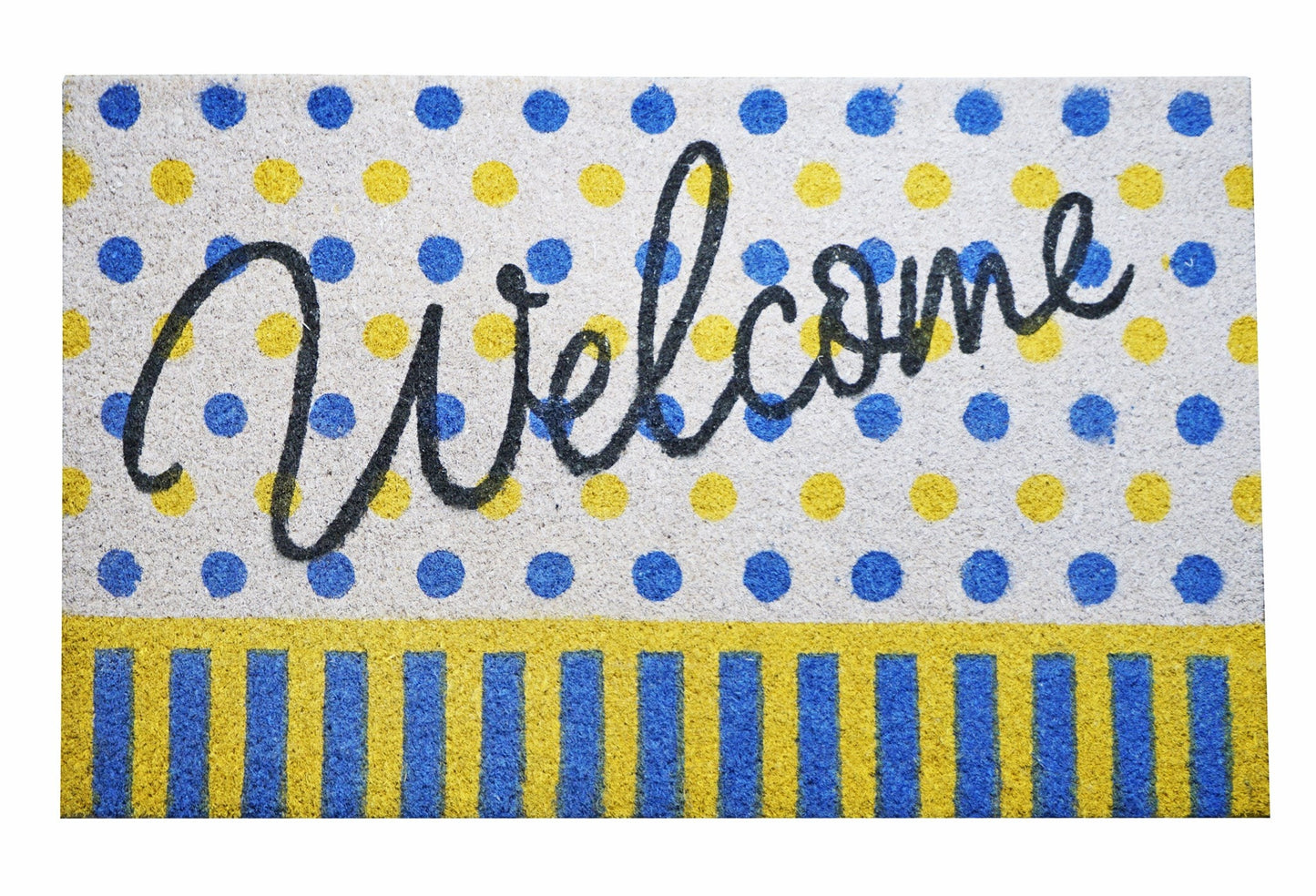 Welcome Doormat, Polka Dot