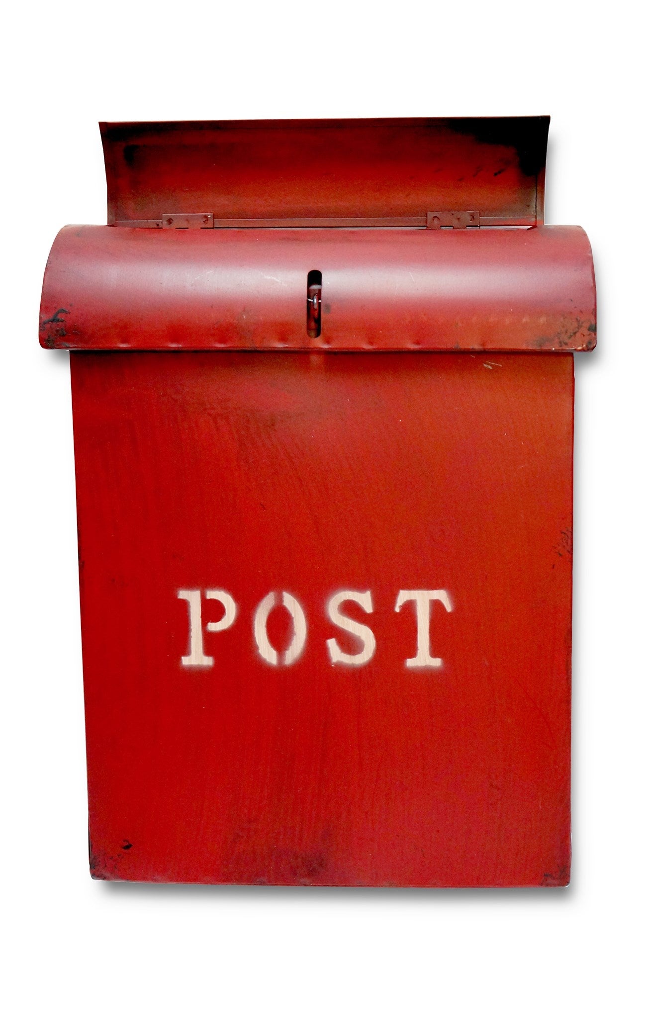 Emily POST Mailbox Rustic Red