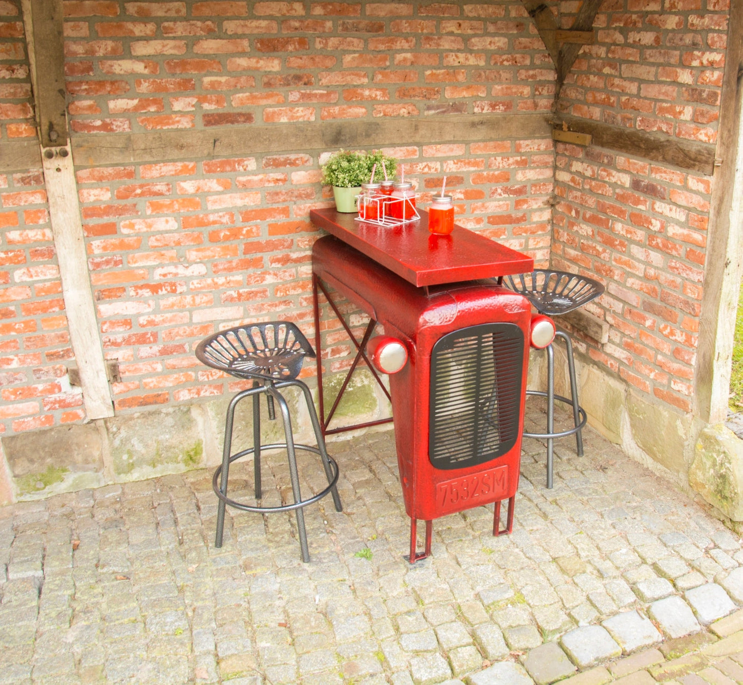 Table Tracteur Rouge