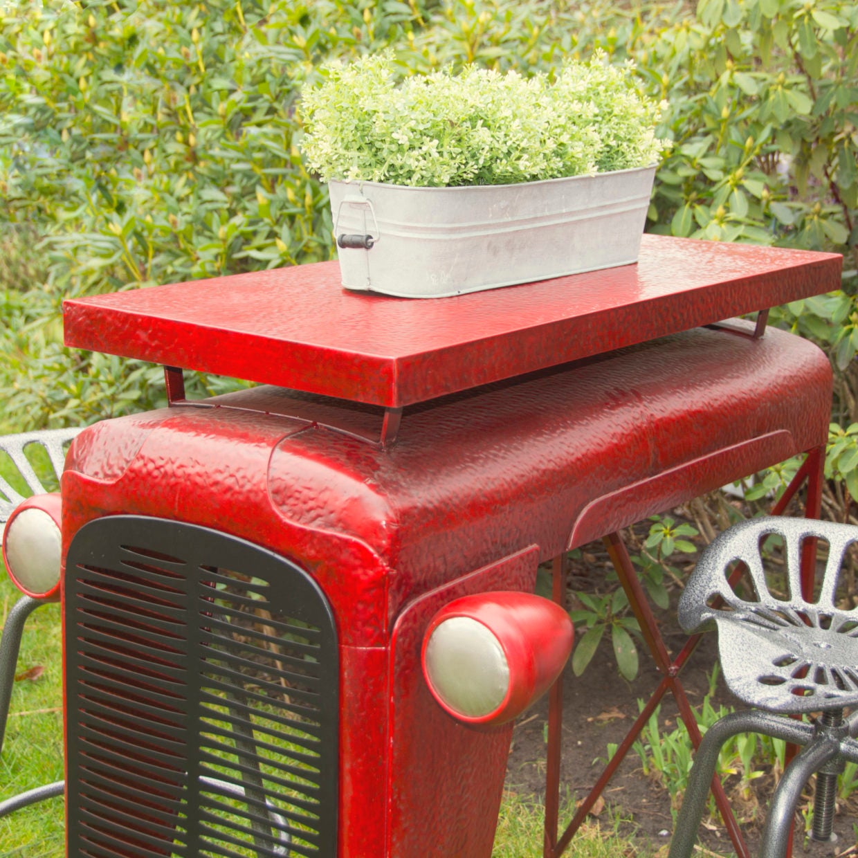 Tractor Table Red