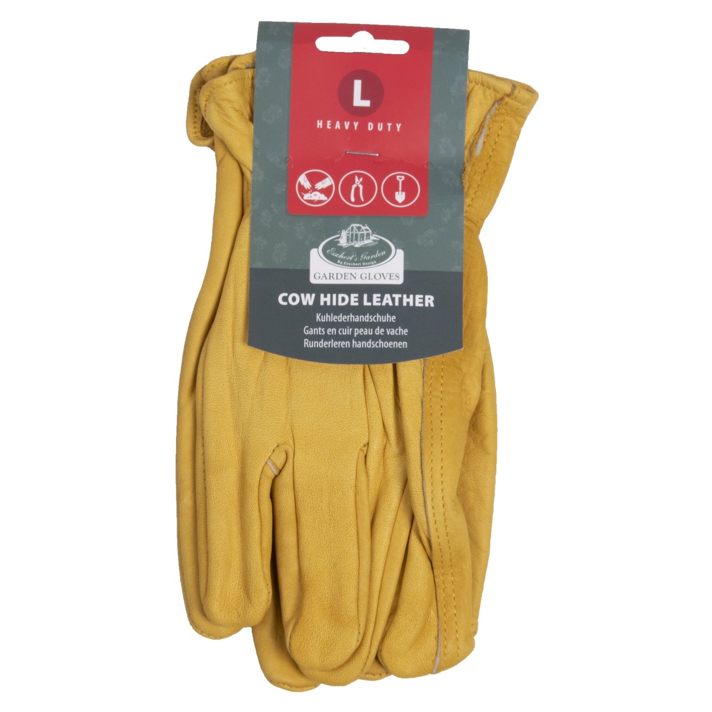 Leather Garden Gloves L