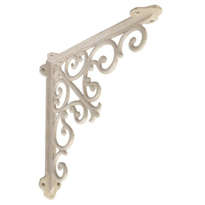 Victorian Shelf Bracket, Medium, White