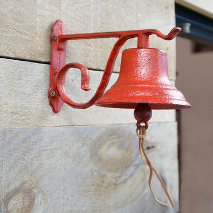 Doorbell Small Antique Red