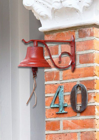 Doorbell Small Antique Red