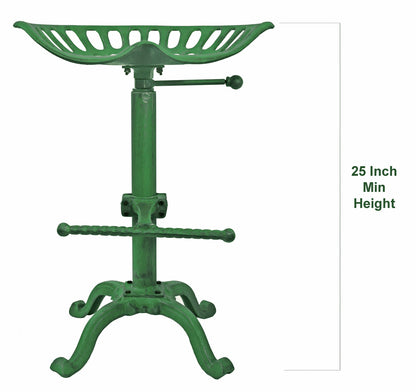 Tabouret de siège de tracteur Vert