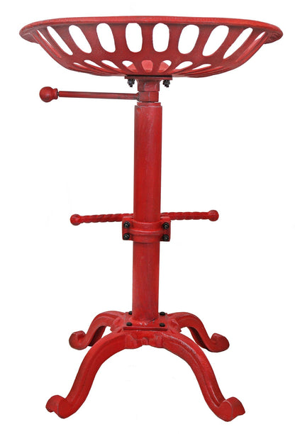 Tabouret de siège de tracteur rouge