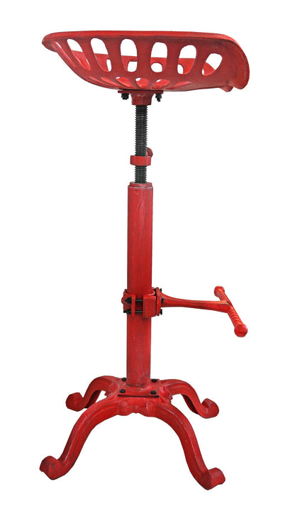 Tabouret de siège de tracteur rouge