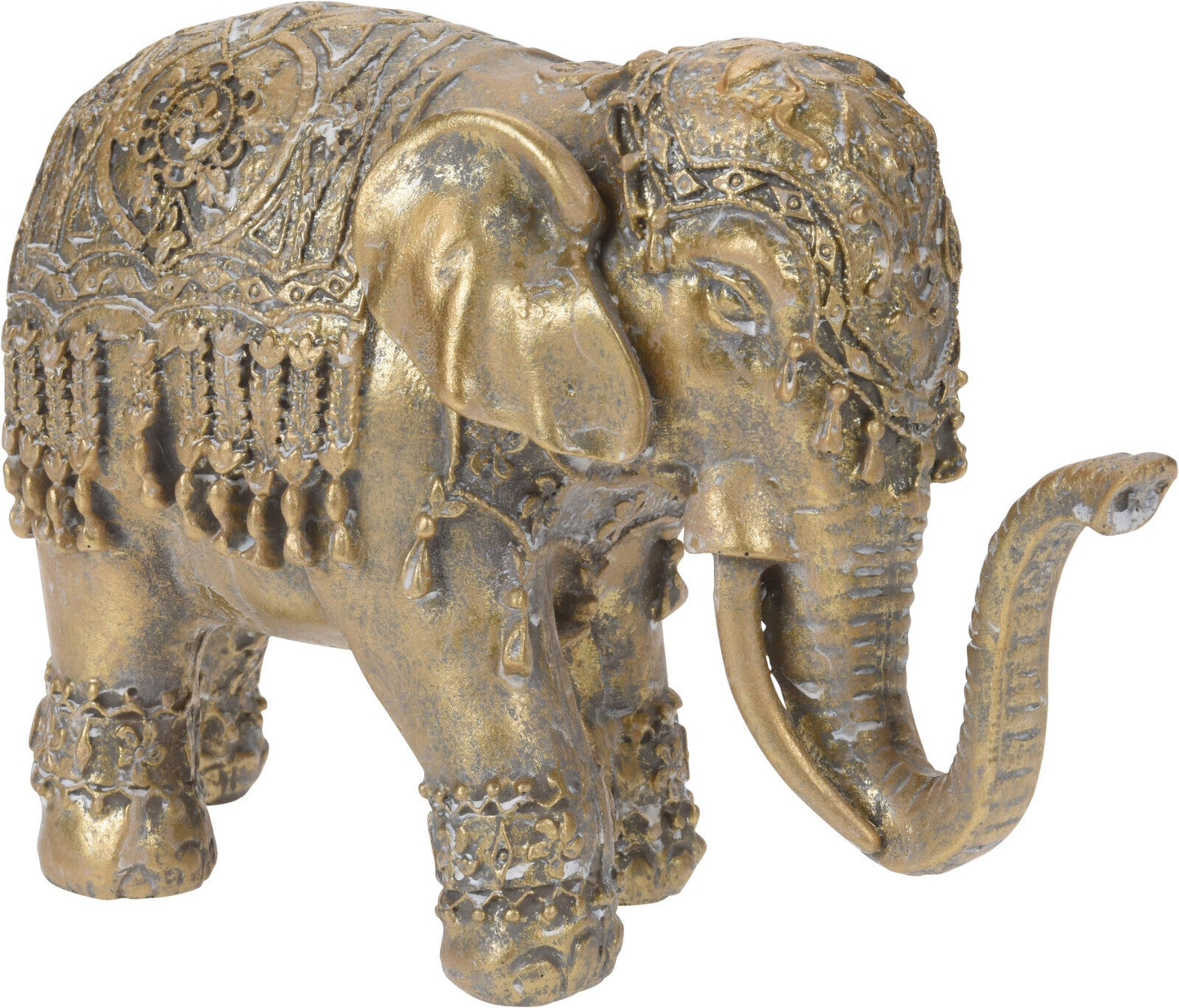 Elephant Polystone Gold, Polystone, 30% Off, (YVR Showroom)
