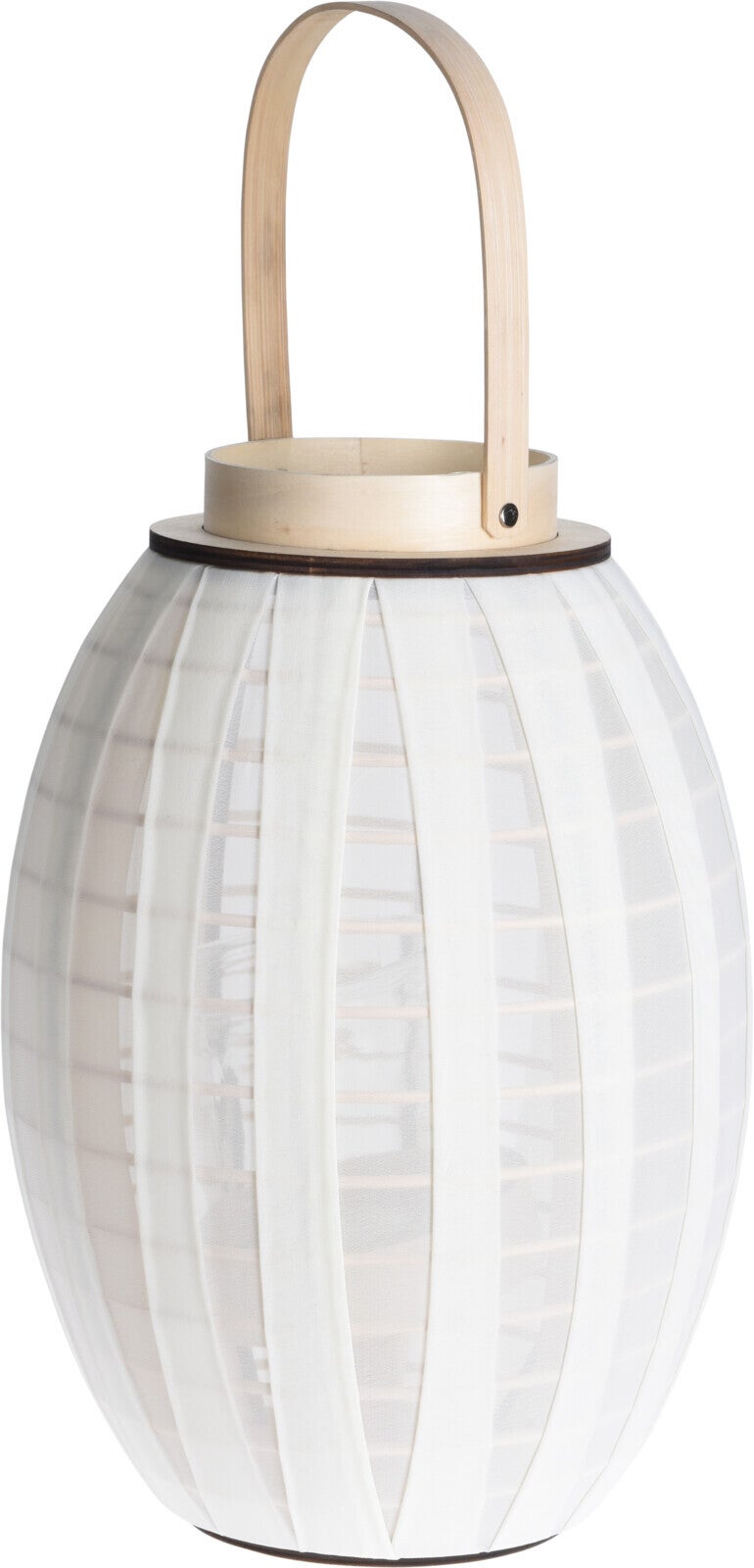 Lantern With Gauze, White Gauze, With Glass Cylinder