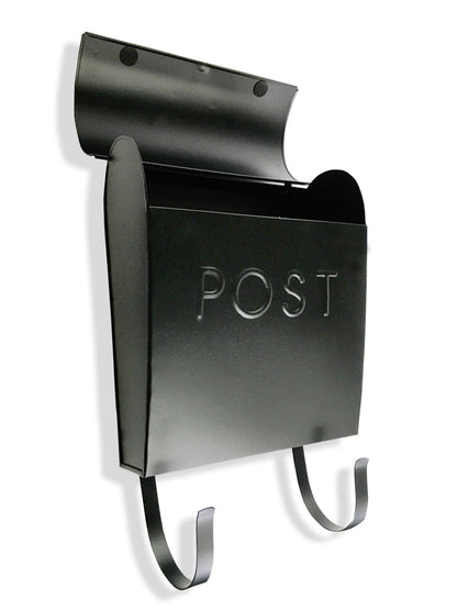 Black Euro Mailbox POST