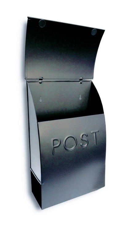 Milano Pointed Mailbox Black