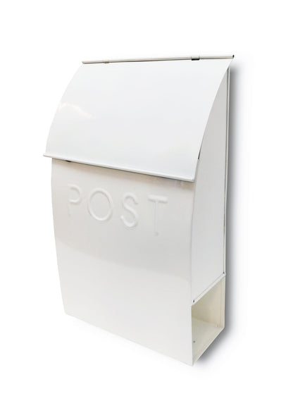 Milano Pointed Mailbox White