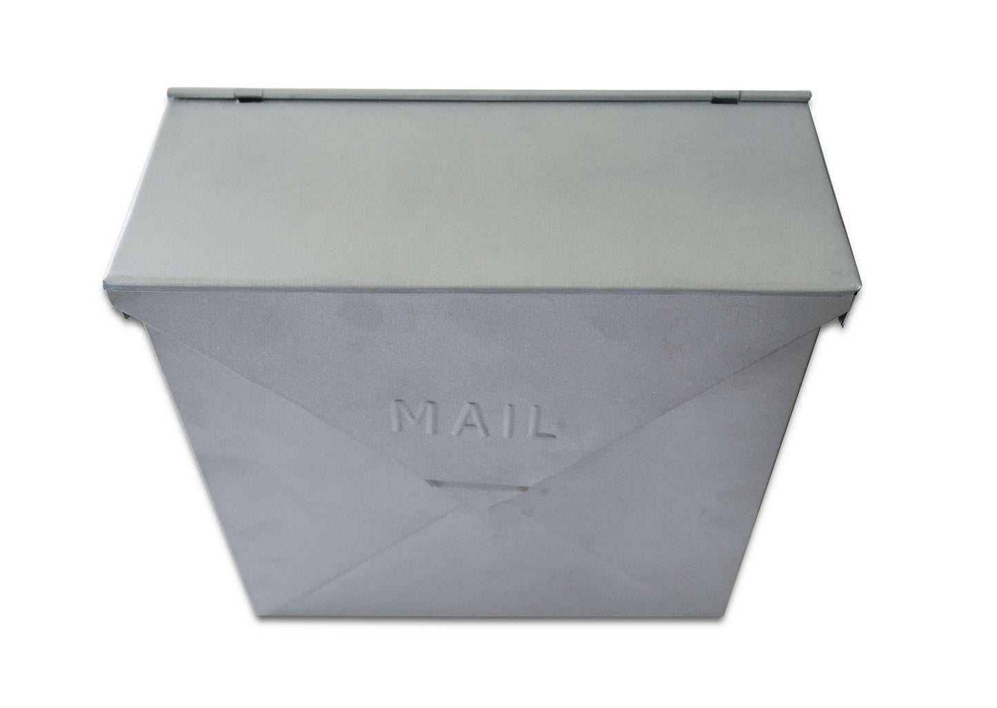 Chicago Mailbox Argent, antirouille, boîte aux lettres en métal galvanisé