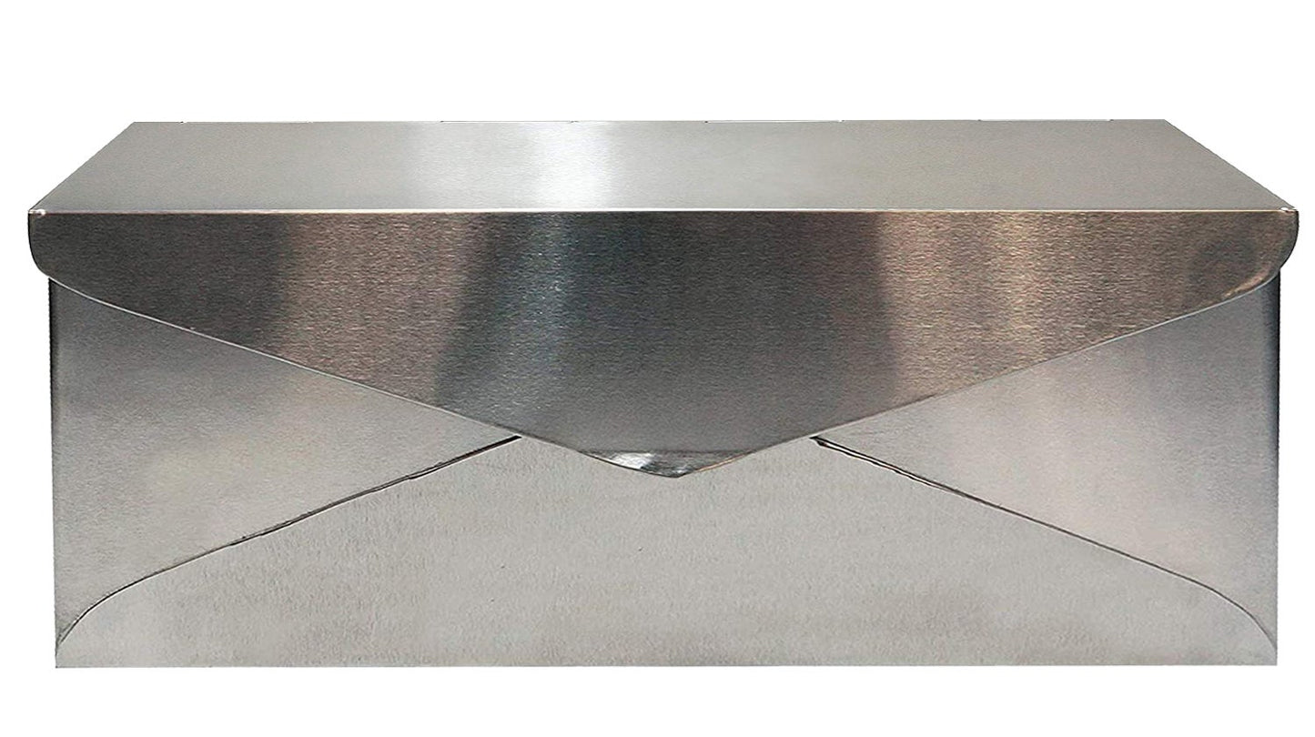 Long Envelope Mailbox Stainless Steel