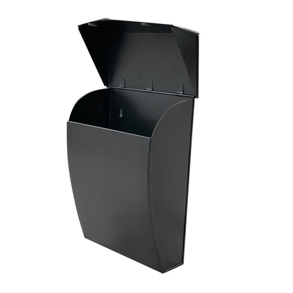 Bradly Steel Mailbox Black