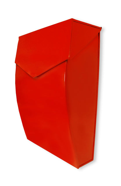 Boîte aux lettres Bradly en acier rouge