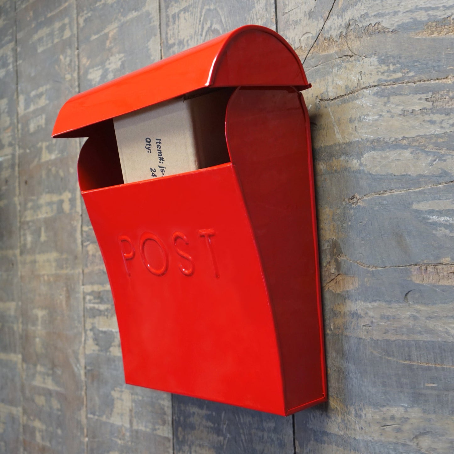 Vicki Euro Mailbox, Red