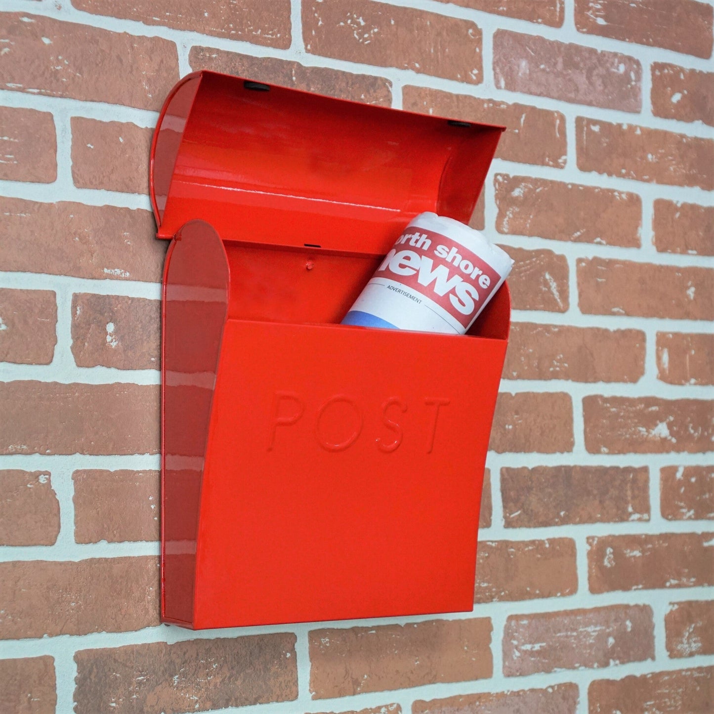 Vicki Euro Mailbox, Red