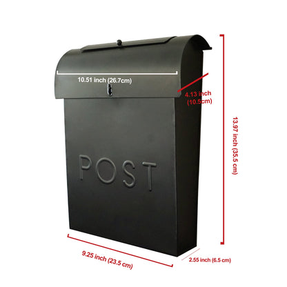 Emily POST Mailbox Black