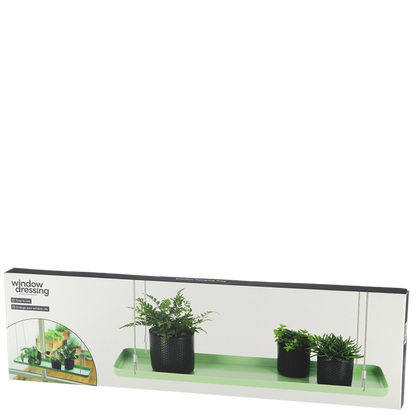 Plateau Suspendu Rectangulaire Fenêtre Verte L