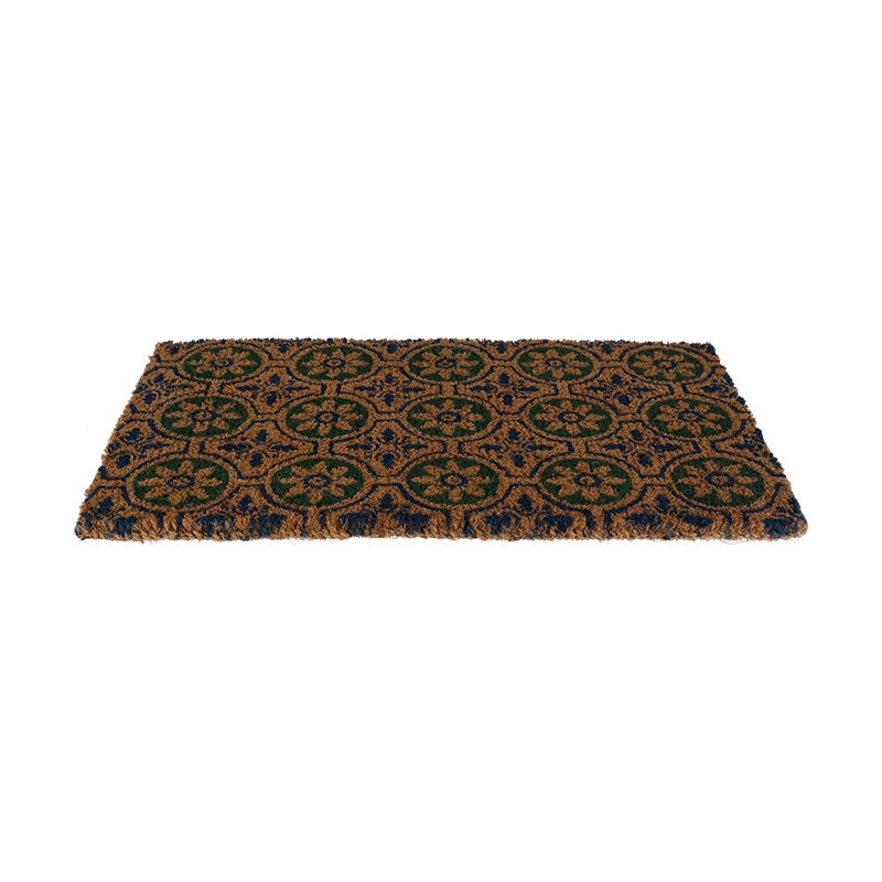 Doormat 100% Coir Tiles With Circles