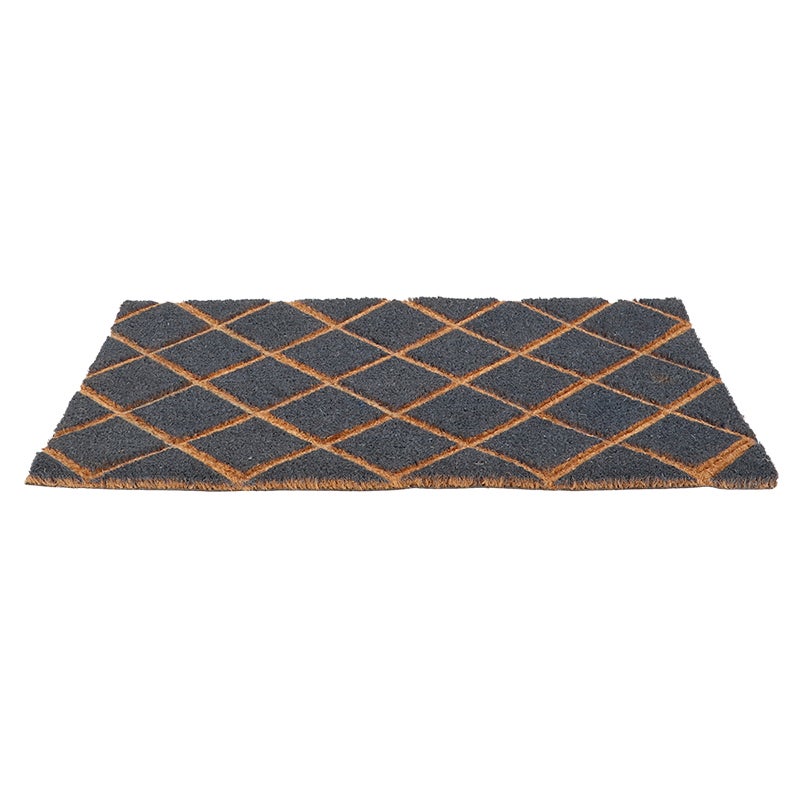 Doormat Coir Relief Diamonds L