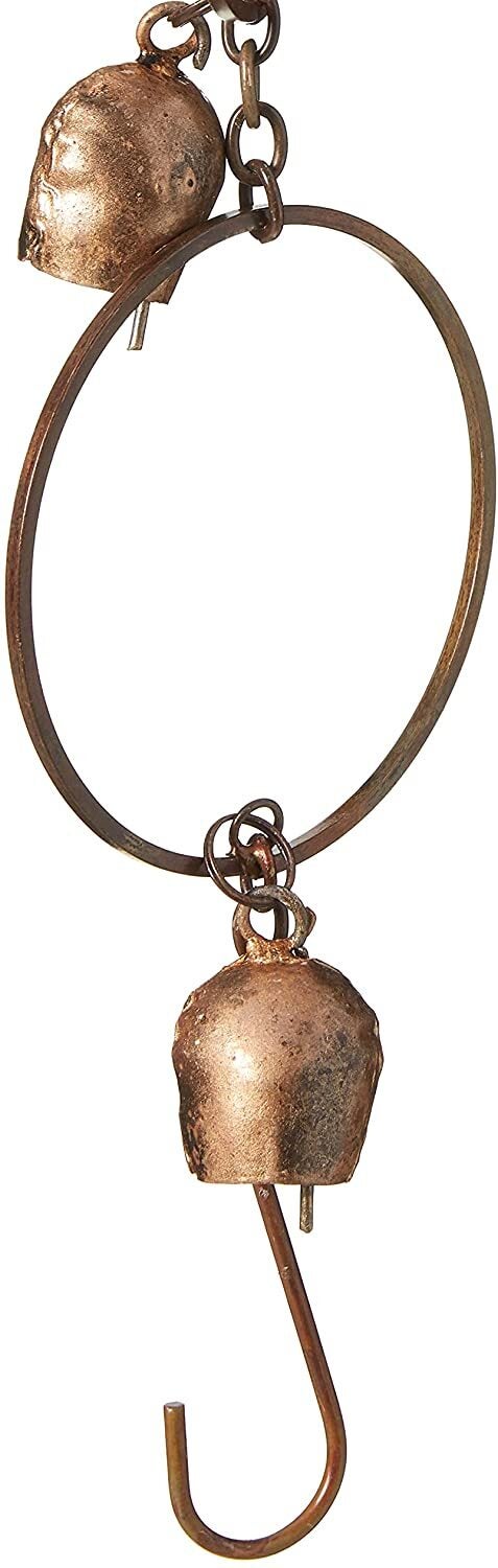 Flamed Bell Rain Chain