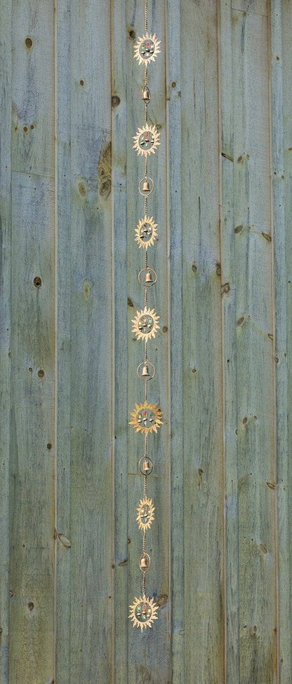 Flamed Sun w/Dangles Rain Chain, 40% Off