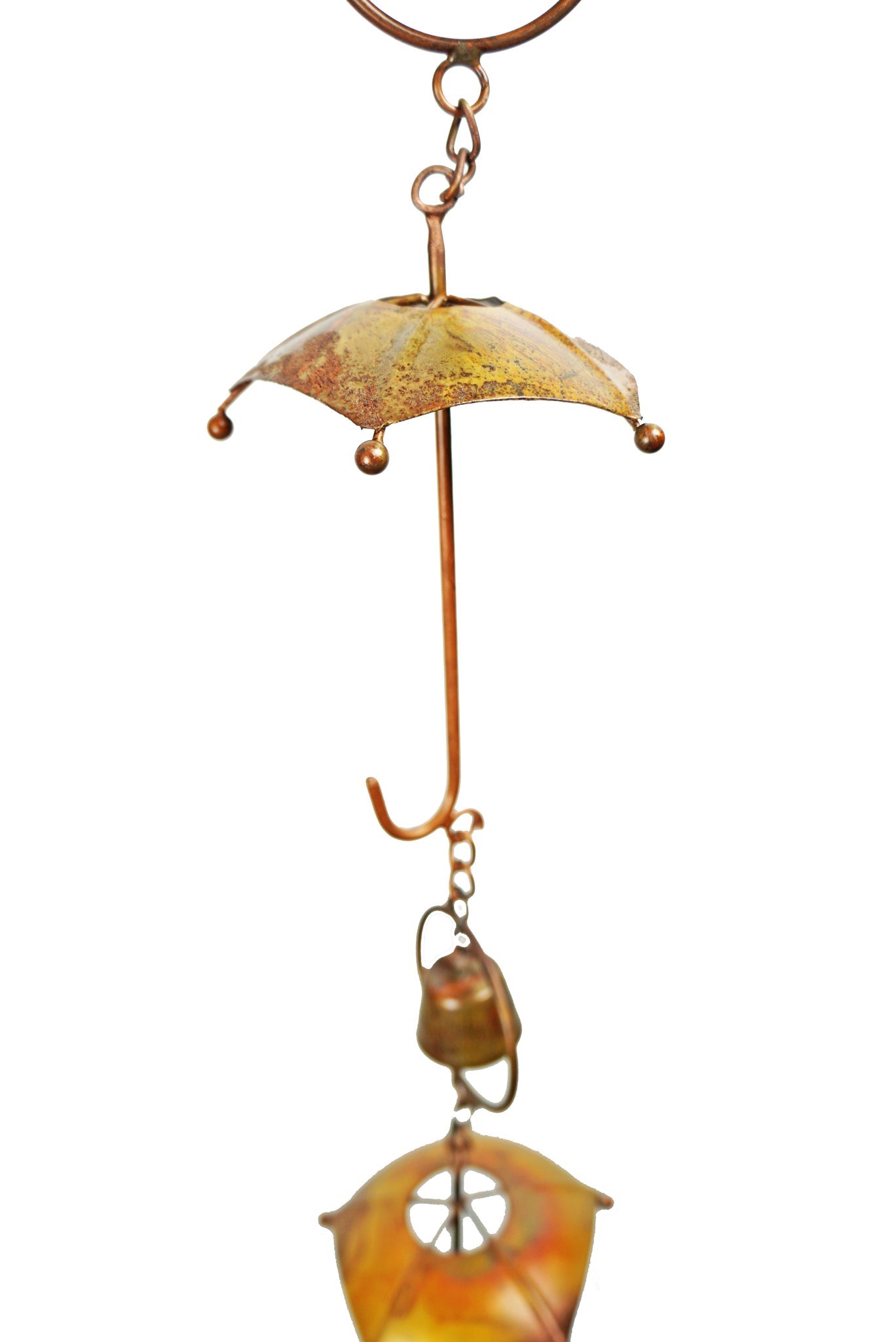 Flamed Umbrella Rain Chain