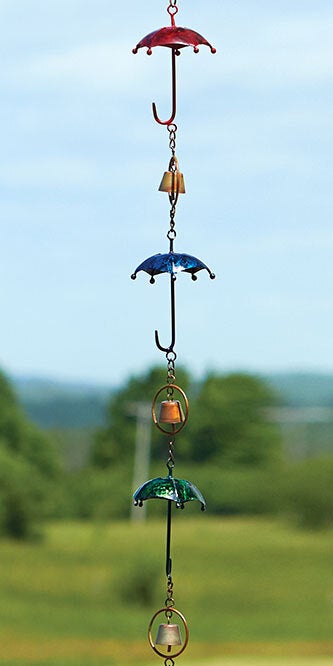 Multicolor Umbrella Rain Chain, 20% Off