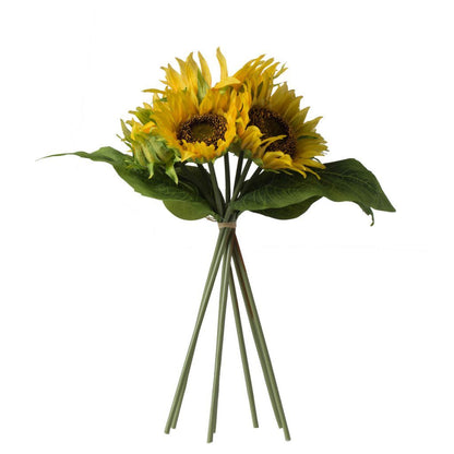 Bouquet de tournesols artificiels, 7 pièces