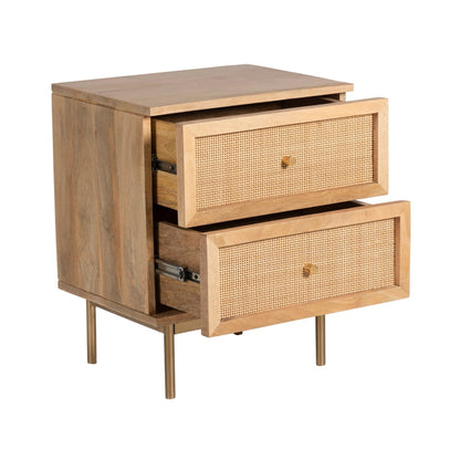 30% off, SP0213R, Raphia Nightstand, Natural