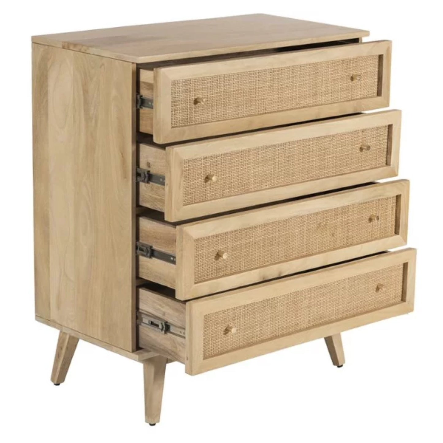 2SP0302M, Raphia Chest Of Drawers, 5 Drawers, Natur