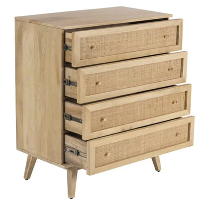 21% off, SP0302M, Raphia Chest Of Drawers, 5 Drawers, Natur