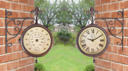 Horloge d'extérieur Station + Thermomètre